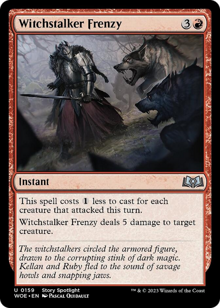 Witchstalker Frenzy [Wilds of Eldraine] Magic: The Gathering
