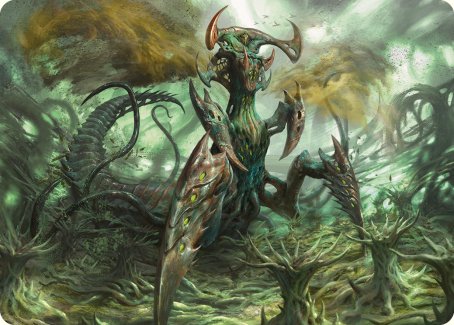 Zopandrel, Hunger Dominus Art Card [Phyrexia: All Will Be One Art Series] Magic: The Gathering