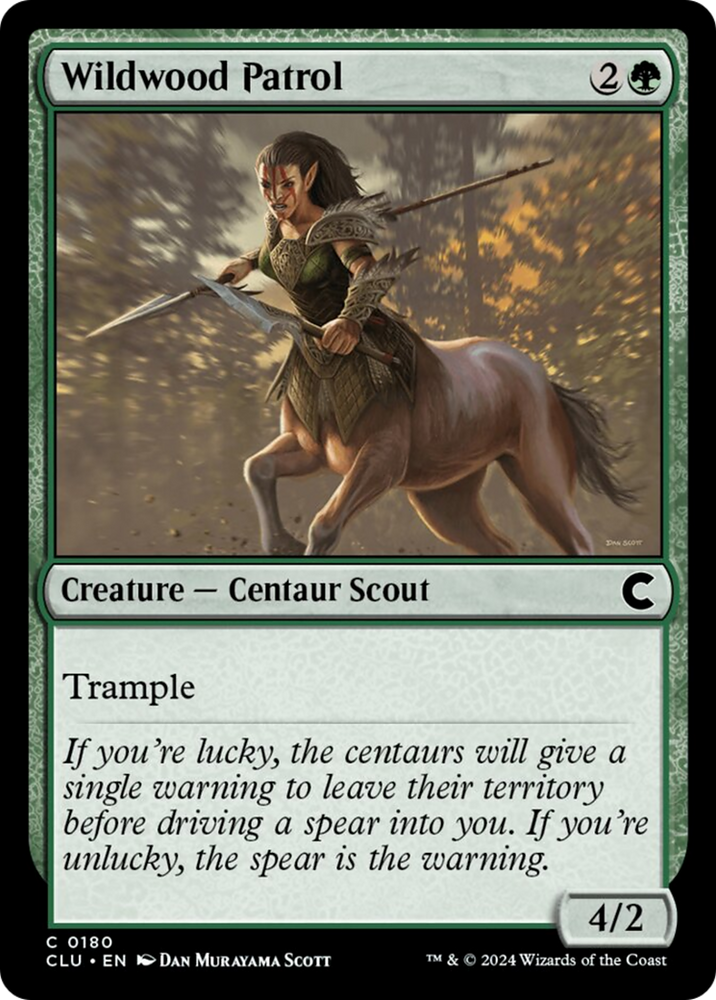 Wildwood Patrol [Ravnica: Clue Edition] Magic: The Gathering