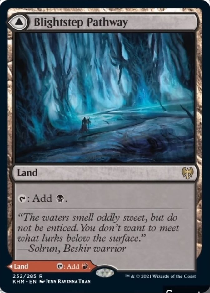 Blightstep Pathway // Searstep Pathway [Kaldheim] Magic: The Gathering
