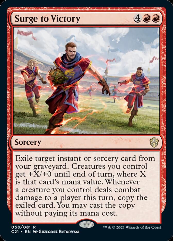 Surge to Victory [Commander 2021] Magic: The Gathering
