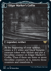 Edgar, Charmed Groom // Edgar Markov's Coffin [Innistrad: Double Feature] Magic: The Gathering