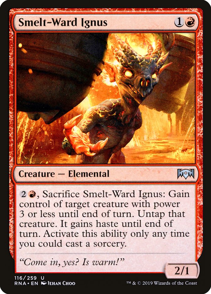 Smelt-Ward Ignus [Ravnica Allegiance] Magic: The Gathering