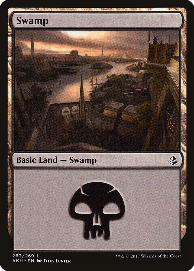 Swamp (263) [Amonkhet] Magic: The Gathering