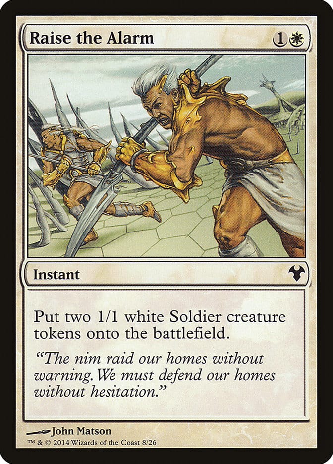 Raise the Alarm [Modern Event Deck 2014] Magic: The Gathering