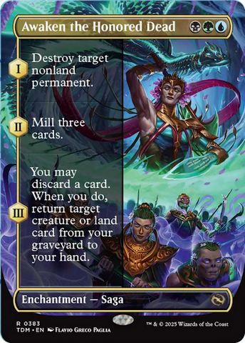 Awaken the Honored Dead (Borderless) [Tarkir: Dragonstorm] Magic: The Gathering