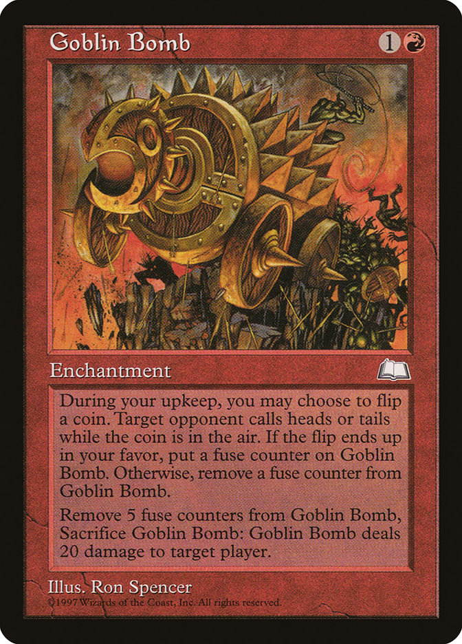 Goblin Bomb [Weatherlight] Magic: The Gathering