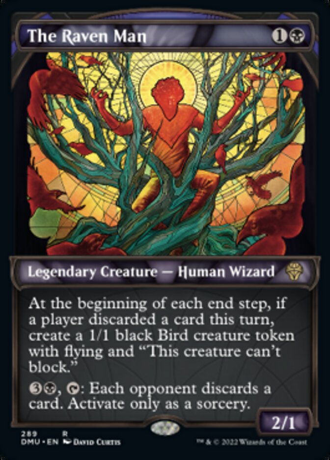 The Raven Man (Showcase) [Dominaria United] Magic: The Gathering