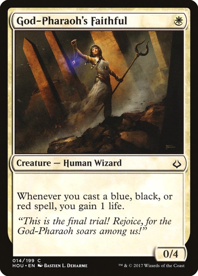 God-Pharaoh's Faithful [Hour of Devastation] Magic: The Gathering