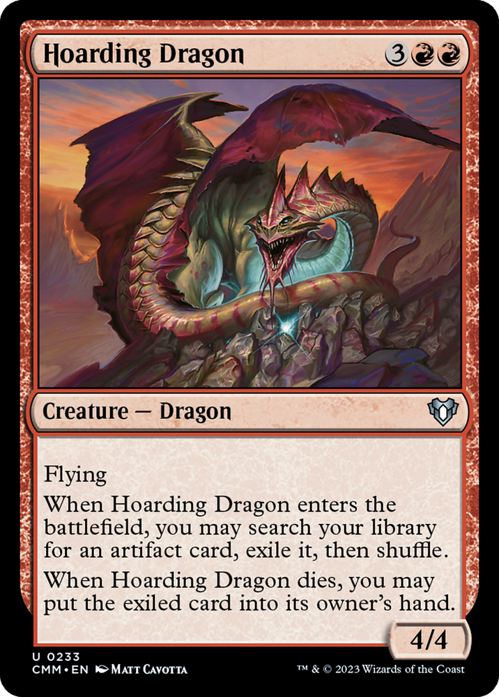 Hoarding Dragon [Commander Masters] Magic: The Gathering