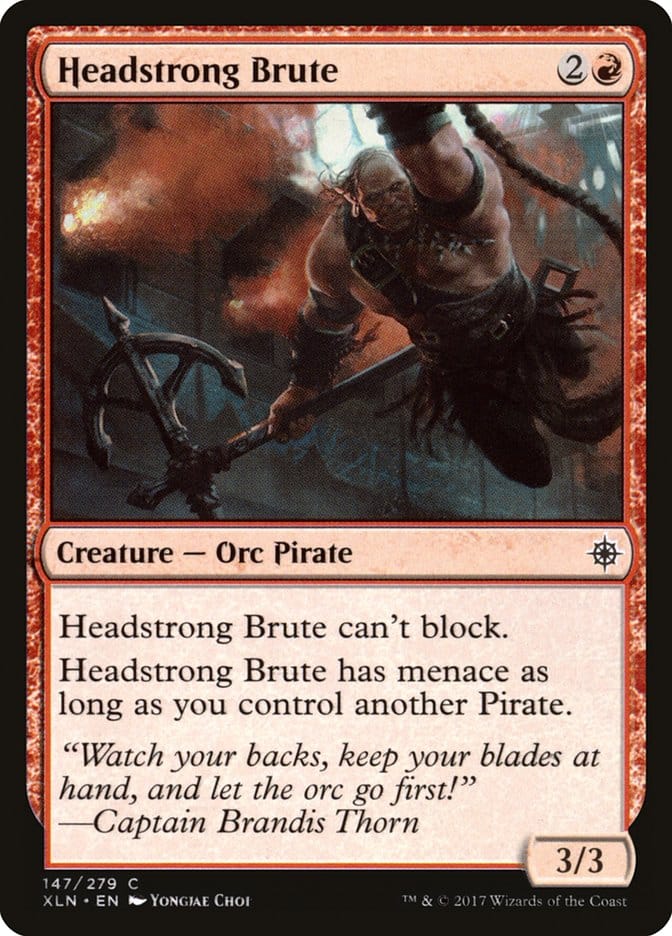 Headstrong Brute [Ixalan] Magic: The Gathering