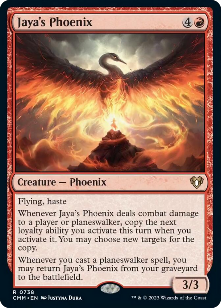 Jaya's Phoenix [Commander Masters] Magic: The Gathering