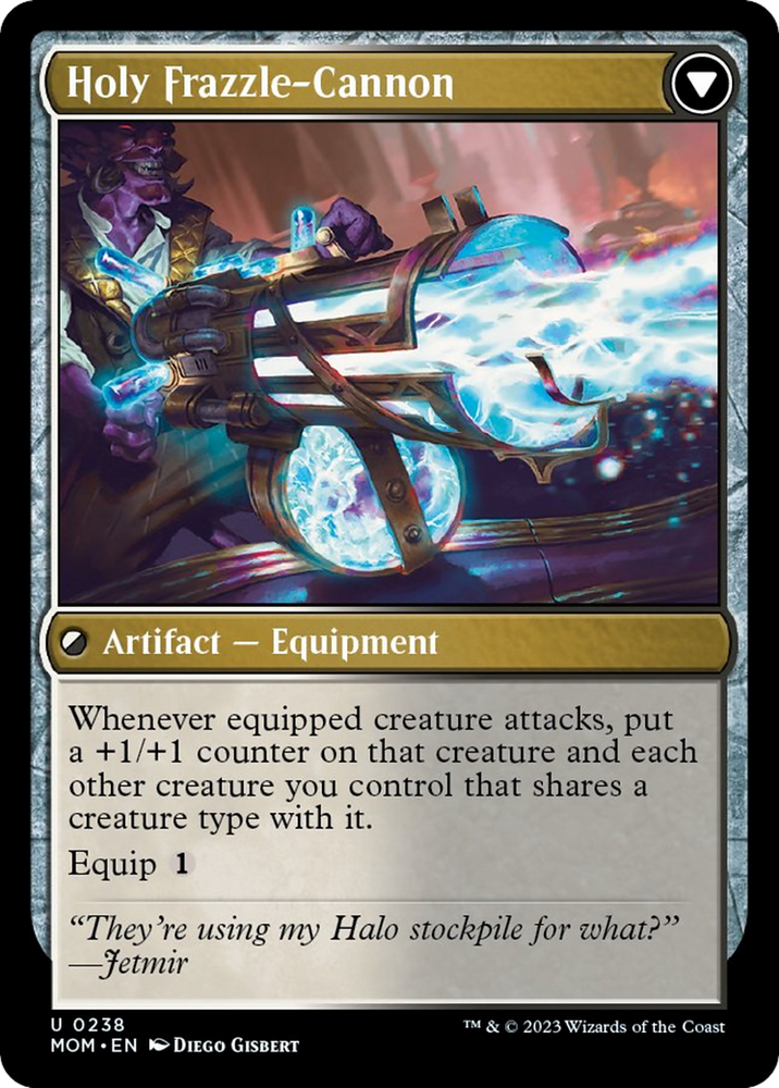 Invasion of New Capenna // Holy Frazzle-Cannon [March of the Machine] Magic: The Gathering