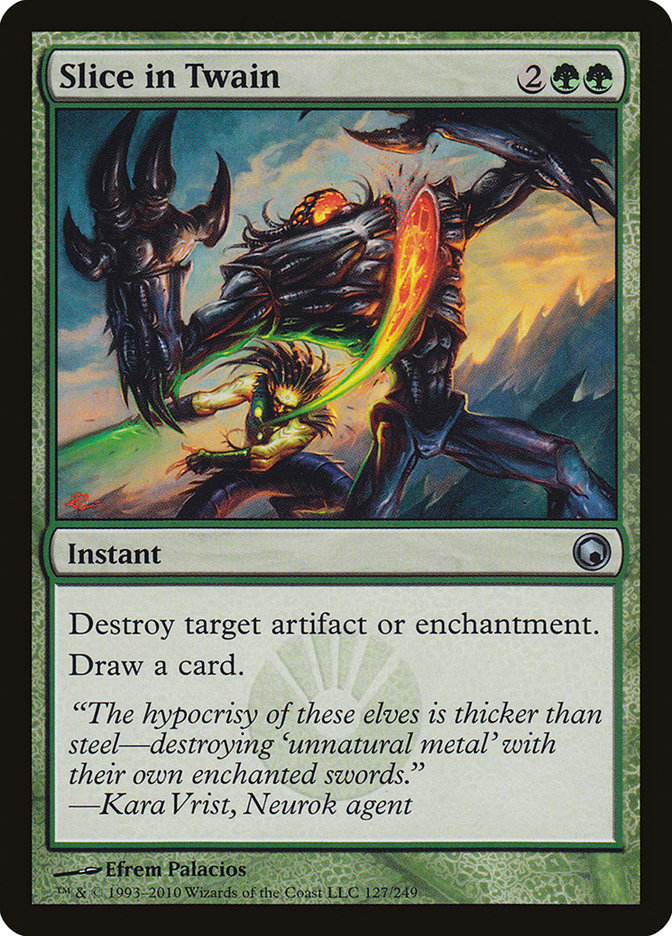 Slice in Twain [Scars of Mirrodin] Magic: The Gathering