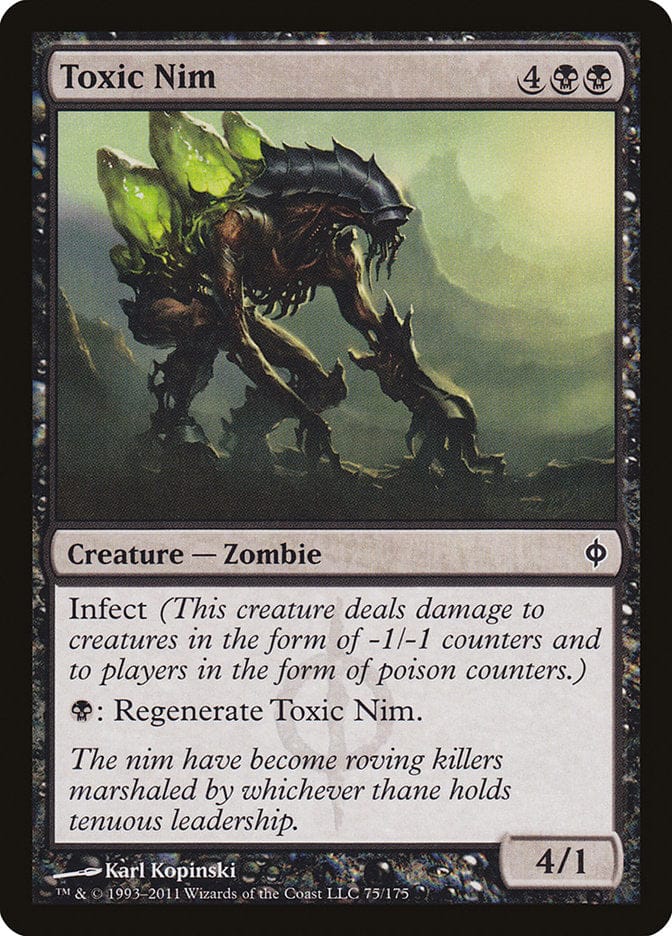 Toxic Nim [New Phyrexia] Magic: The Gathering
