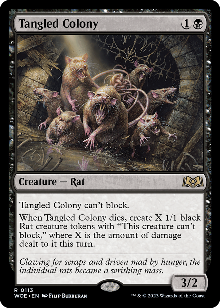 Tangled Colony [Wilds of Eldraine] Magic: The Gathering
