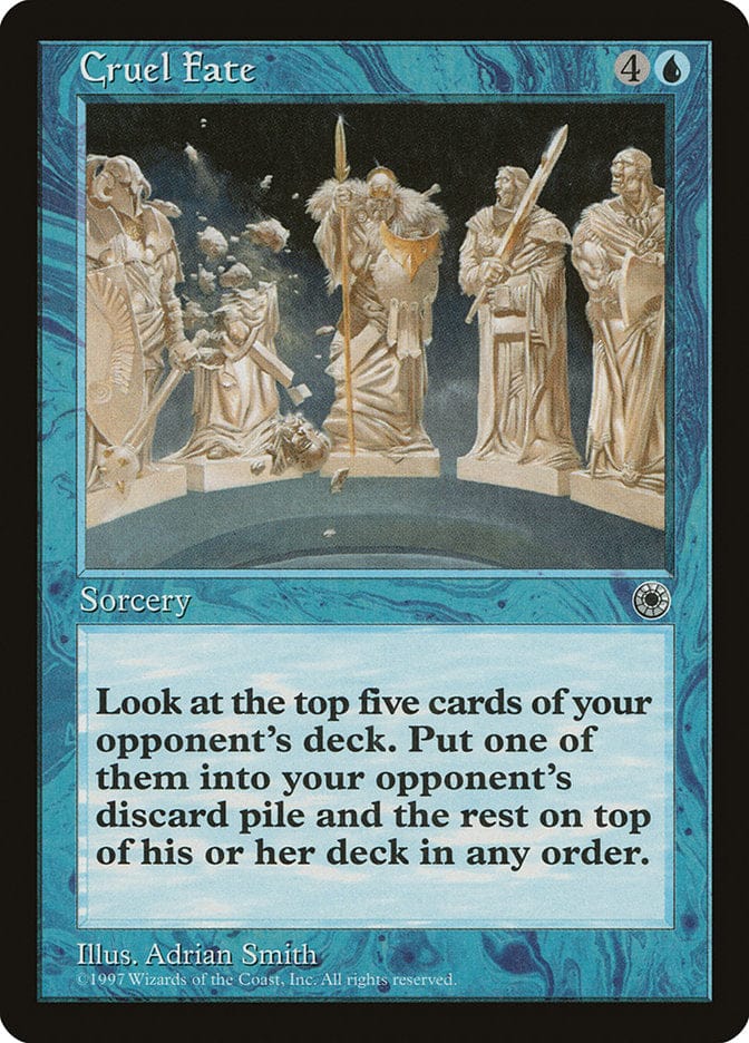 Cruel Fate [Portal] Magic: The Gathering