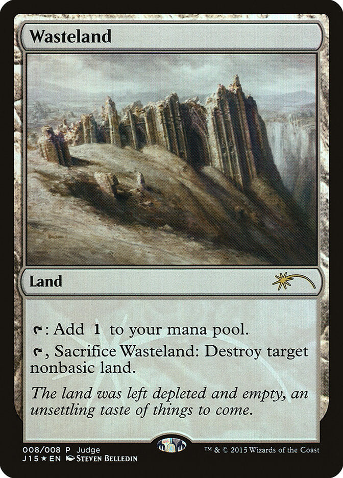 Wasteland [Judge Gift Cards 2015] Magic: The Gathering