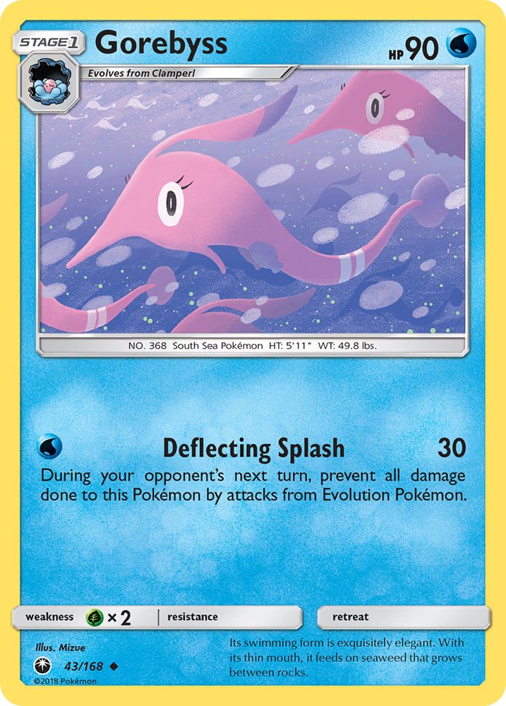 Gorebyss (43/168) [Sun & Moon: Celestial Storm] Pokémon