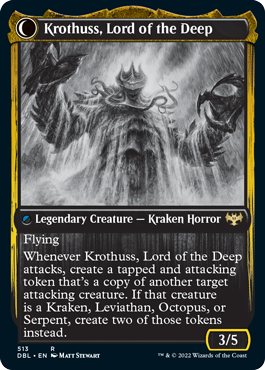 Runo Stromkirk // Krothuss, Lord of the Deep [Innistrad: Double Feature] Magic: The Gathering