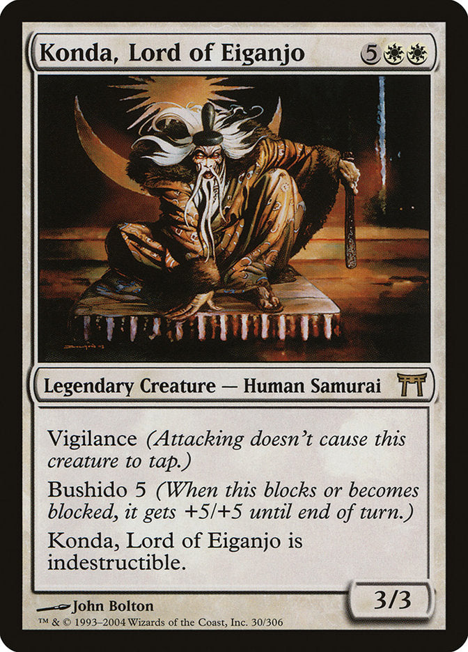Konda, Lord of Eiganjo [Champions of Kamigawa] Magic: The Gathering