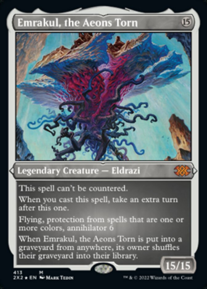 Emrakul, the Aeons Torn (Foil Etched) [Double Masters 2022] Magic: The Gathering