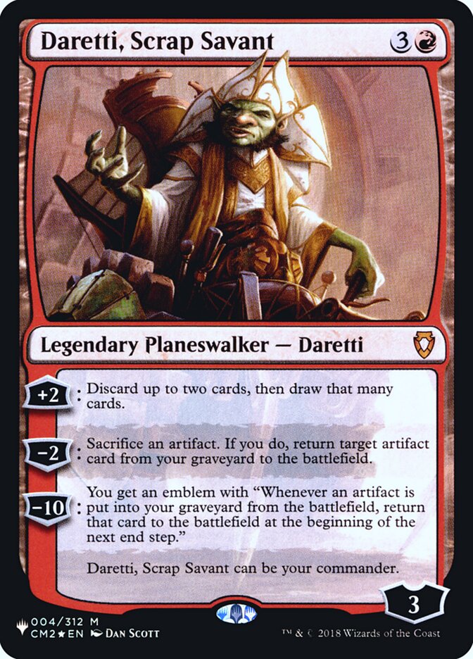 Daretti, Scrap Savant [Secret Lair: Heads I Win, Tails You Lose] Magic: The Gathering