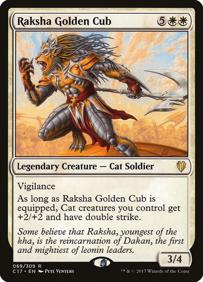 Raksha Golden Cub [Commander 2017] Magic: The Gathering