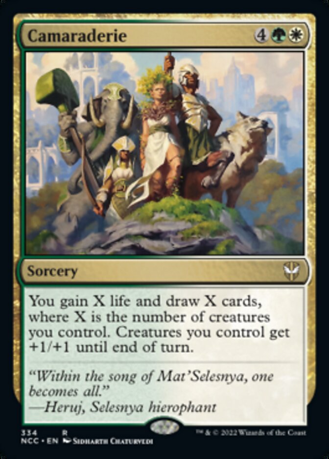 Camaraderie [Streets of New Capenna Commander] Magic: The Gathering