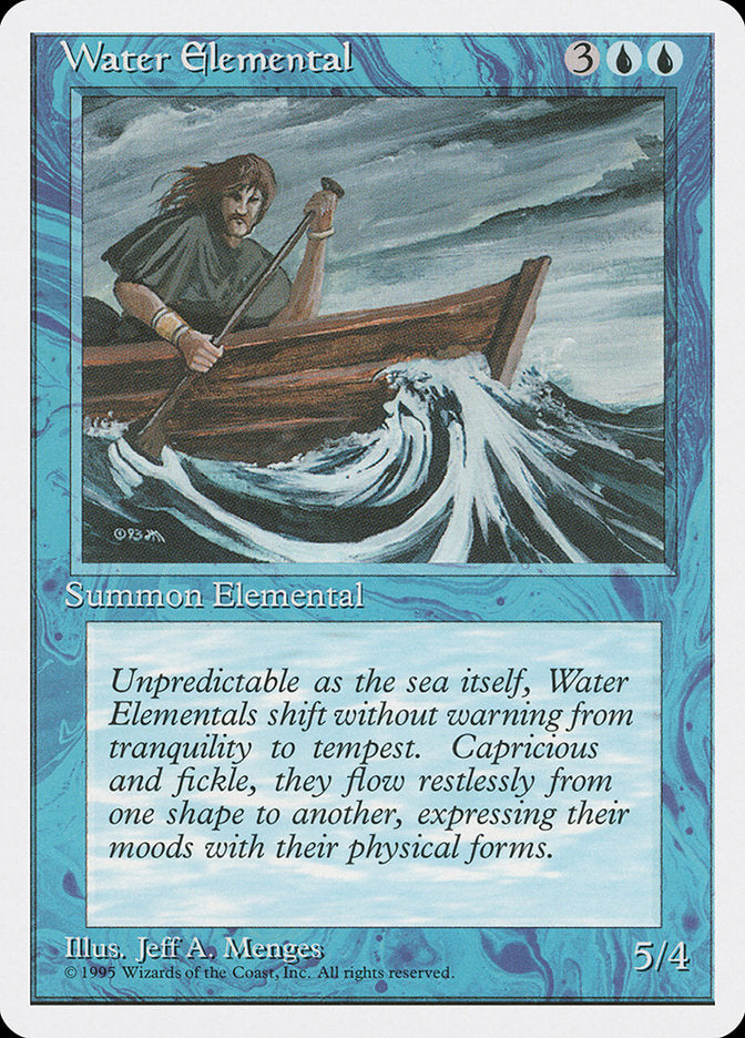 Water Elemental [Fourth Edition] Magic: The Gathering