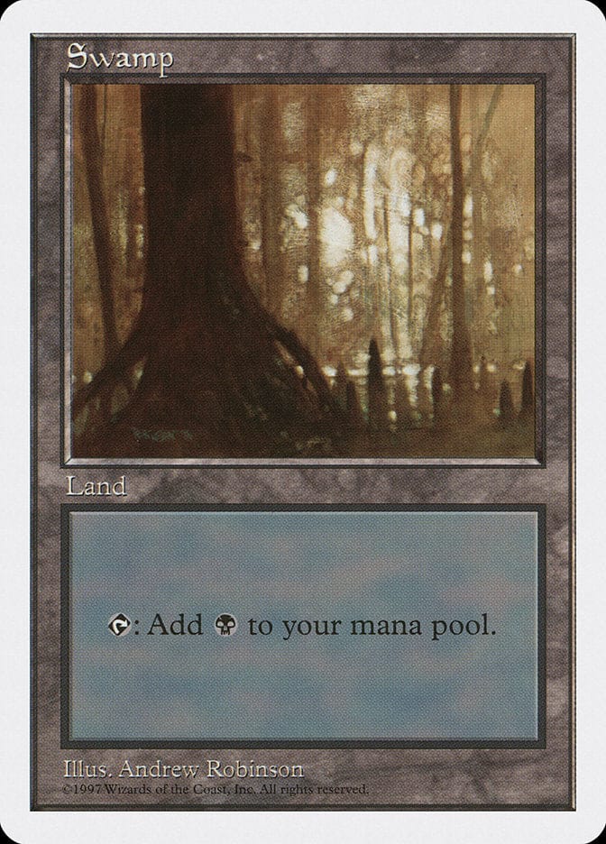 Swamp (441) [Fifth Edition] Magic: The Gathering