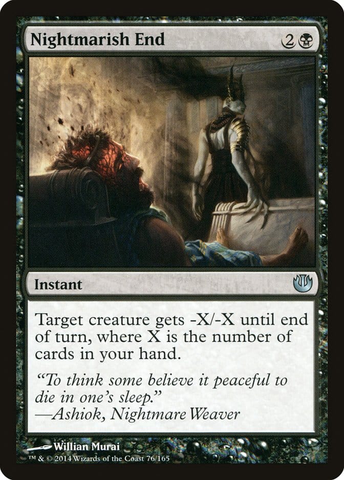 Nightmarish End [Journey into Nyx] Magic: The Gathering