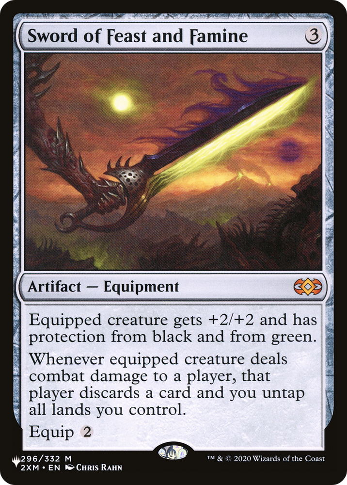 Sword of Feast and Famine [The List] Magic: The Gathering