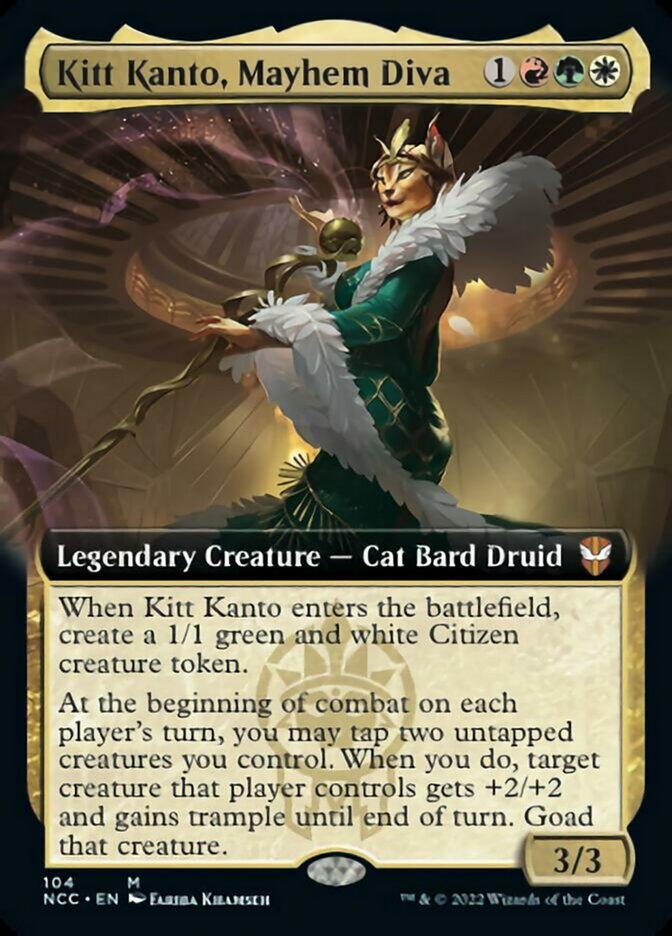 Kitt Kanto, Mayhem Diva (Extended Art) [Streets of New Capenna Commander] Magic: The Gathering