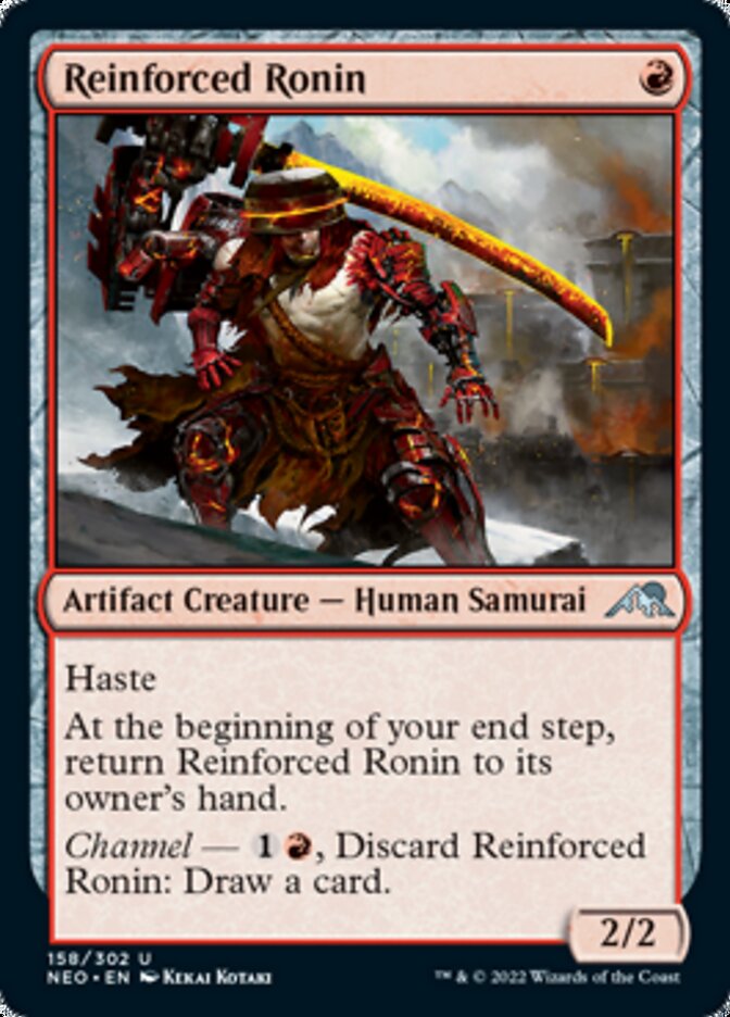 Reinforced Ronin [Kamigawa: Neon Dynasty] Magic: The Gathering