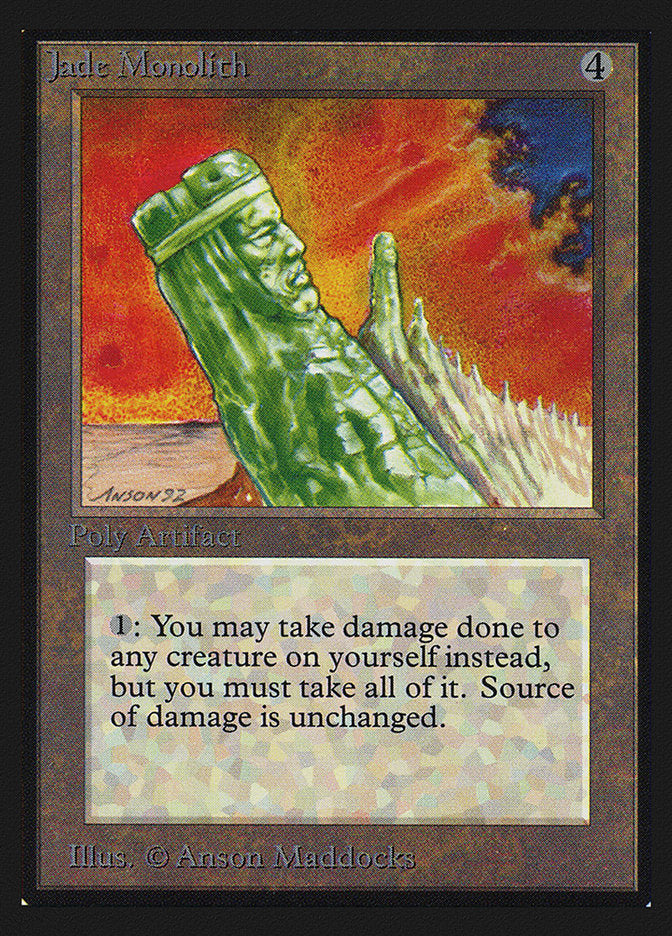 Jade Monolith [Collectors' Edition] Magic: The Gathering