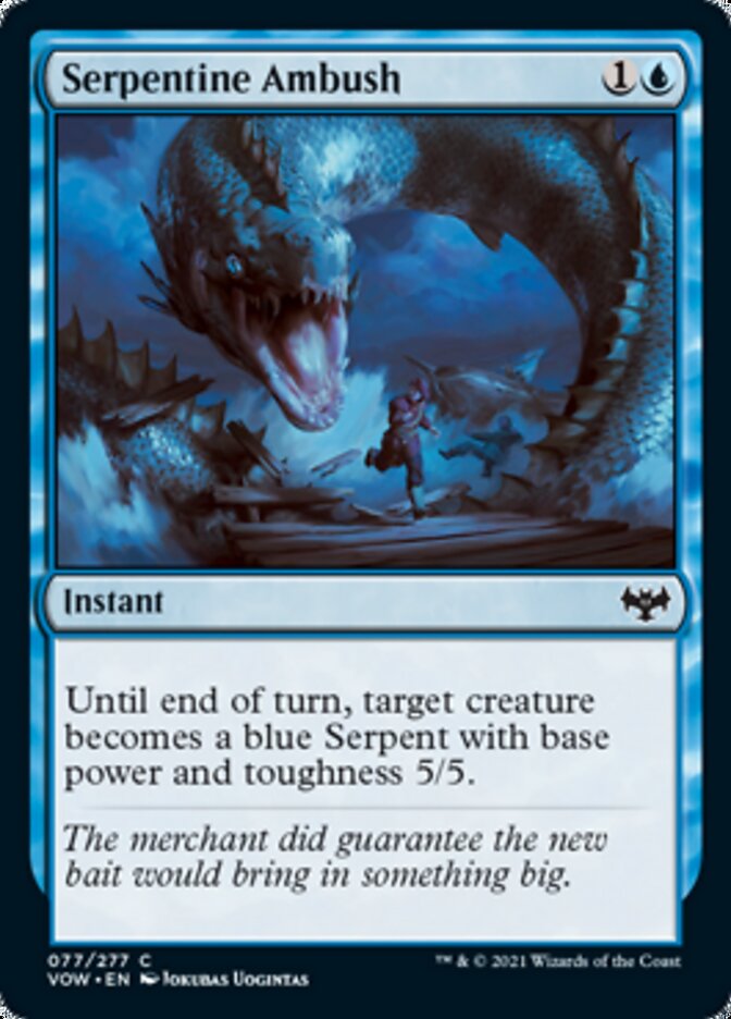 Serpentine Ambush [Innistrad: Crimson Vow] Magic: The Gathering