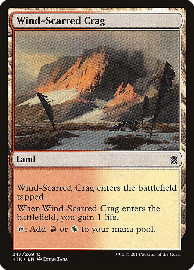 Wind-Scarred Crag [Khans of Tarkir] Magic: The Gathering