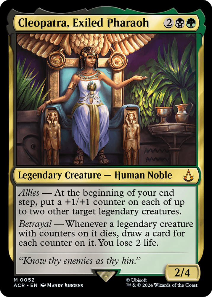 Cleopatra, Exiled Pharaoh [Assassin's Creed] Magic: The Gathering