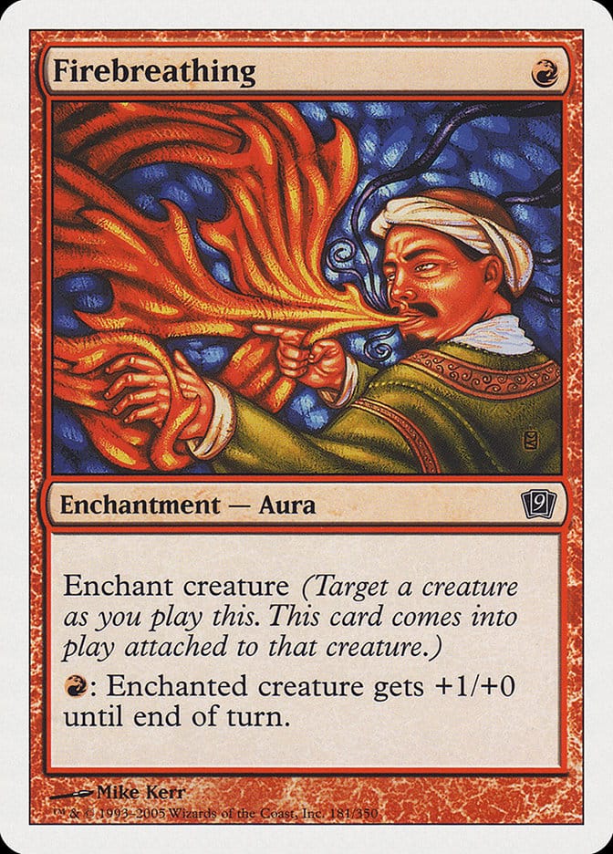 Firebreathing [Ninth Edition] Magic: The Gathering