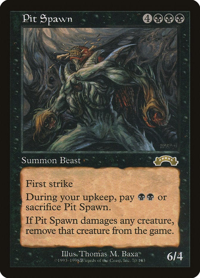 Pit Spawn [Exodus] Magic: The Gathering