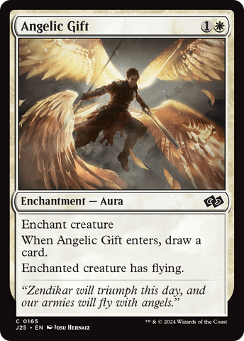 Angelic Gift [Foundations Jumpstart] Magic: The Gathering
