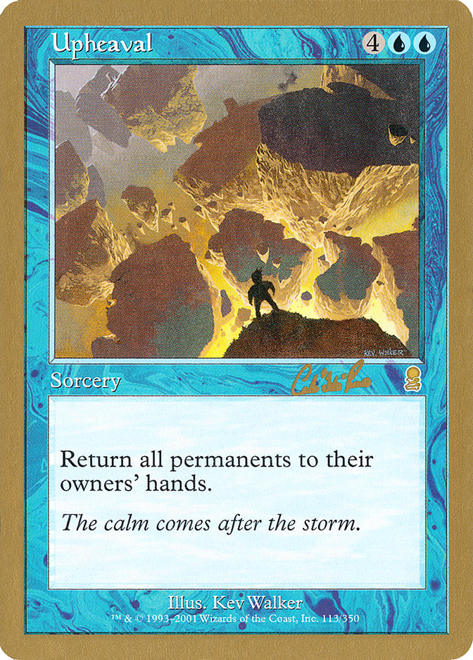 Upheaval (Carlos Romao) [World Championship Decks 2002] Magic: The Gathering
