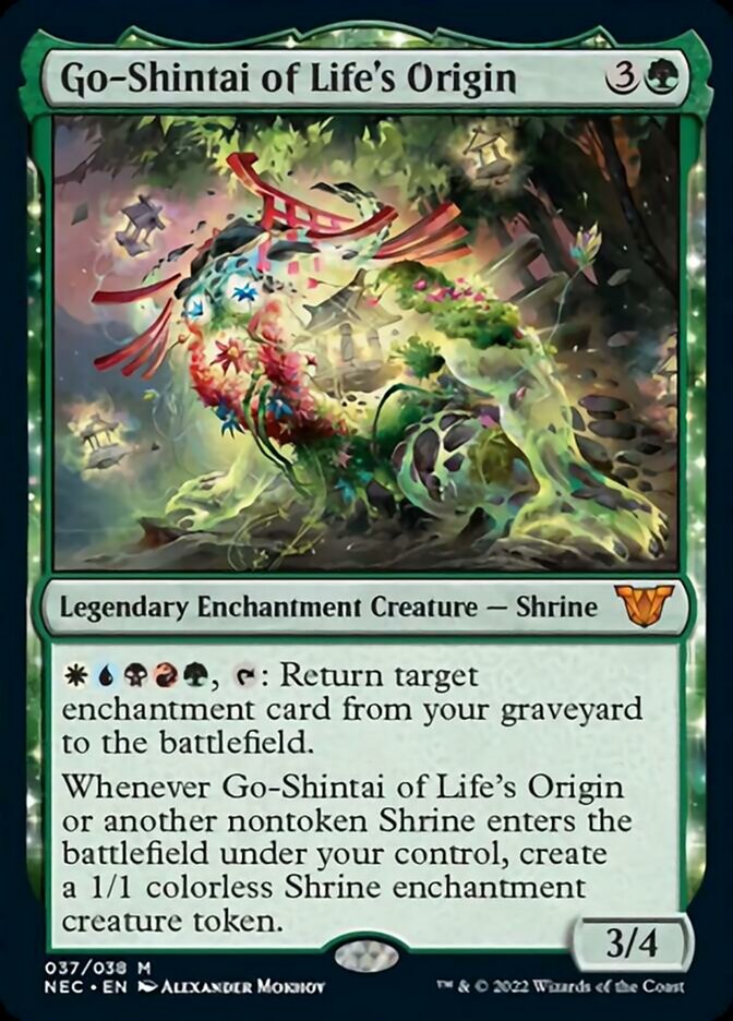 Go-Shintai of Life's Origin [Kamigawa: Neon Dynasty Commander] Magic: The Gathering