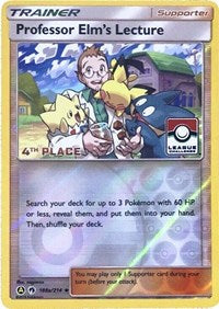 Professor Elms Lecture (188a/214) (League Promo 4th Place) [Sun & Moon: Lost Thunder] Pokémon
