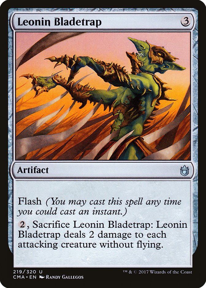 Leonin Bladetrap [Commander Anthology] Magic: The Gathering