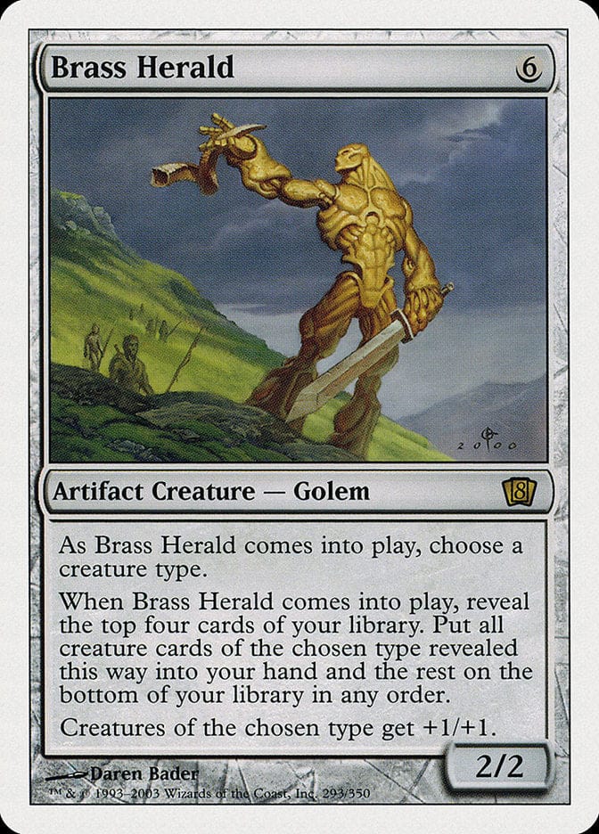 Brass Herald [Eighth Edition] Magic: The Gathering