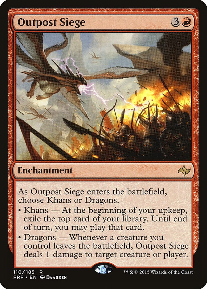 Outpost Siege [Fate Reforged] Magic: The Gathering
