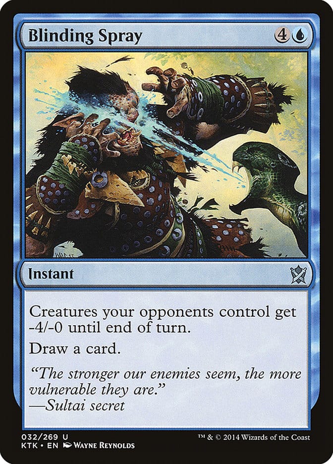 Blinding Spray [Khans of Tarkir] Magic: The Gathering