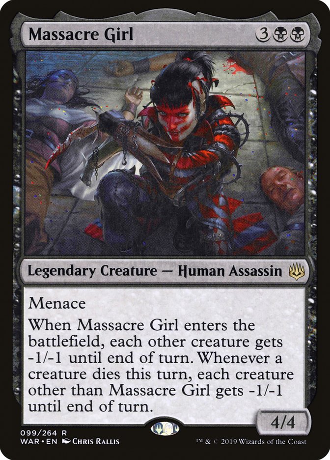 Massacre Girl [War of the Spark] Magic: The Gathering